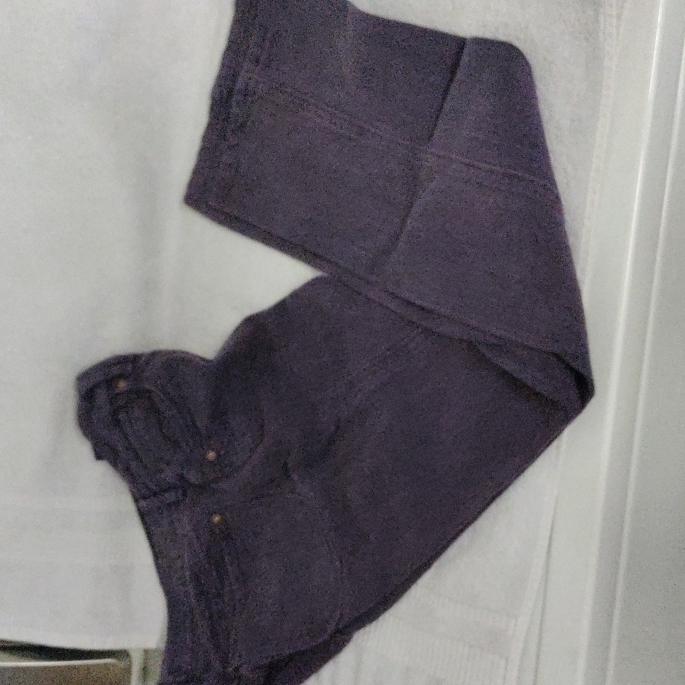 Jr's purple jeans